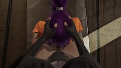 Bleach futa japanese SoifonxYoruichi Thumb