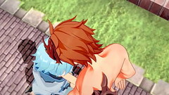 Genshin Impact Yaoi - Tartaglia x Chongyun blowjob and anal with creampie - Sissy crossdress Japanese Asian Manga Anime Game Porn Gay Thumb