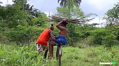 I met the Prince on my way back from firewood, he offered to carry me on his bicycle to where we fucked Thumb