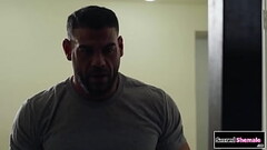 Latin trans Johanna Bardin dominates guy Thumb