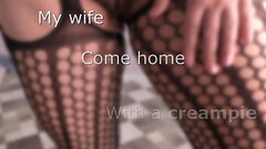 Cheating wife come home with a creampie inside  her fertile pussy and then ride cuckold hubby dick in a cowgirl sloppy seconds - Milky Mari Thumb