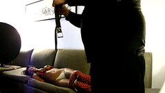 Lesbian couple gets bound, tasted, and stripped naked Thumb