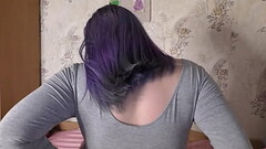 Thick teen girl do a POV femdom facesitting for you and then ask you lick her pussy close up! - Roleplay - Milky Mari Thumb