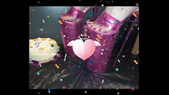 Lady L : Ultra extreme 14 inch/35 cm high heels crush cake (video short version) Thumb