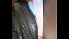 Close up ebony piss Thumb