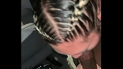 Sexy Latino backseat freak swallow chocolate snake!! Oou that&rsquo_s great Thumb