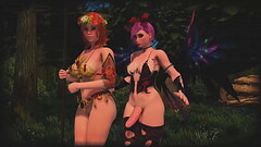 Hot Shemale Fairy Fucks Amazon in the Forest - 3D Animated Cartoon Futanari Sex Thumb