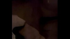 Stroking my big dick on my doorstep Thumb