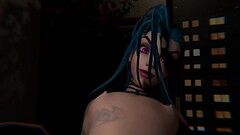 League of Legends - Jinx footjob - 3D Porn Thumb
