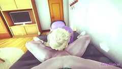 Boku No Hero Futanari Hentai 3D- Mitsuki Futanari, boobjob and blowjob - Japanese manga anime cartoon porn Thumb