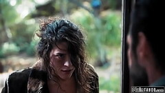 Female hobo impregnated with used condom Thumb