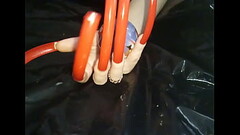 Lady L red sexy nails (video short version) Thumb