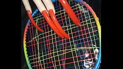 Lady L extreme hook long red nails (video short version) Thumb