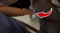 Unknown Blonde Milf with Big Tits Started Touching My Dick in Subway ! That'_s called Clothed Sex? Thumb