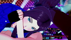 KDA League of Legend Hentai 3D Akali blowjob, boobjob and fucked with multiple cums in her mouth and pussy 1/2 Thumb