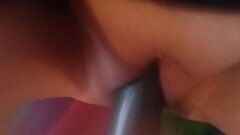 Cumming on my toy Thumb