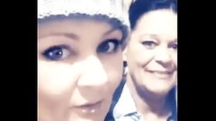 Real Life step Mother and Daughter Pawgs Threesome Thumb