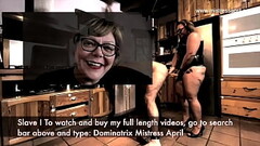 Dominatrix Mistress April - strap-on brain and anal fuck Thumb