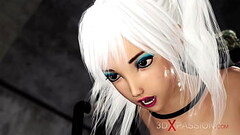 Hard fuck for horny Japanese girl slave in the military base camp Thumb