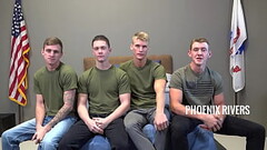 Savage Military Foursome Bareback Fuck Each Other - ActiveDuty Thumb