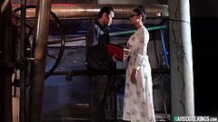 Tattooed busty brunette gets anal sex Thumb