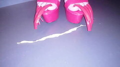 LADY L RED HIGH HEELS AND  MEGA LONG RED NAILS (video short version) Thumb